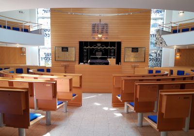 <p style="display:block;"><strong>•</strong> Kippa • koscher • kugelsicher – Ein Synagogenbesuch</p>
