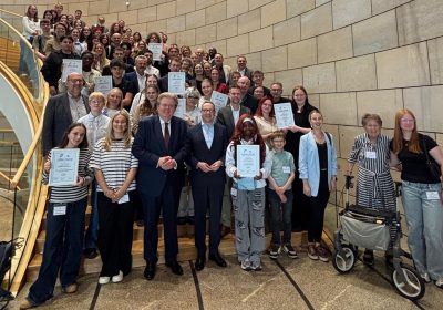 <p style="display:block;"><strong>&bull;</strong> Schülergruppen erringen Förderpreis des Landespräventionsrates NRW</p>
