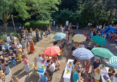 Sommerfest und herzlicher Empfang für die neuen Fünftklässler